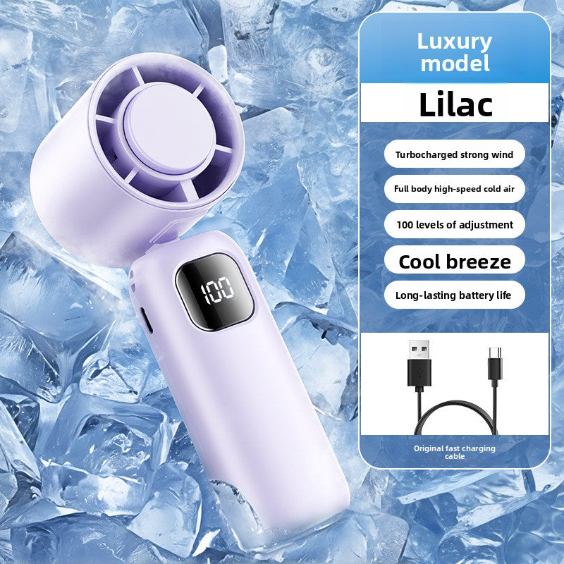 High-Speed Ice-Cooling Handheld Fan